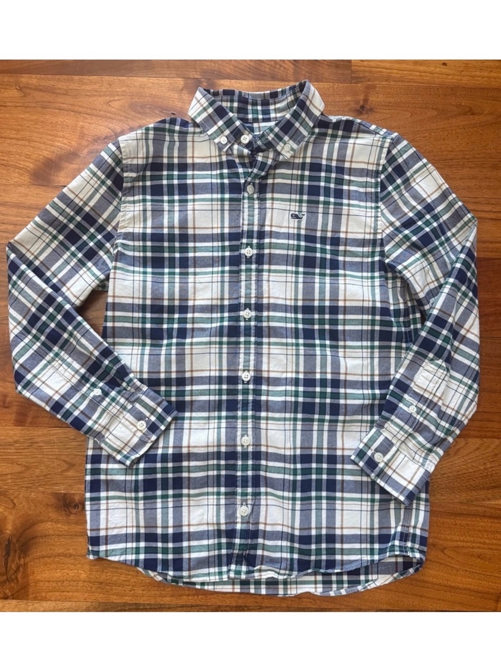 Vineyard Vines Boys Button Down Dress Shirt Size Medium (12-14)